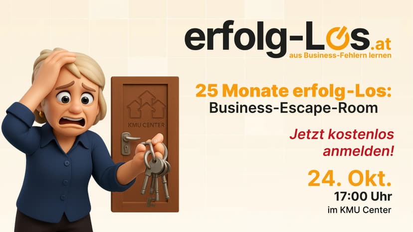 25 Monate erfolg‑Los: Business-Escape-Room